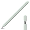A white silicone protective case for a pencil, shown diagonally with the tip visible.