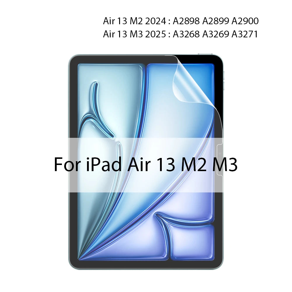 واقي شاشة ورقي رقيق جداً لجهاز iPad Air 13 M2 و M3