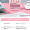 A pink fx-991EX scientific calculator with a slide-on hard case and display features shown.
