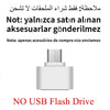 A white USB flash drive is shown, with text indicating that accessories are not included.