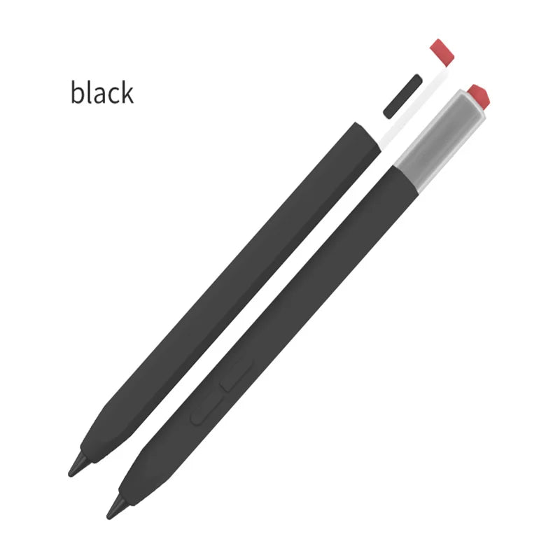 Coque de protection en silicone noir pour stylet