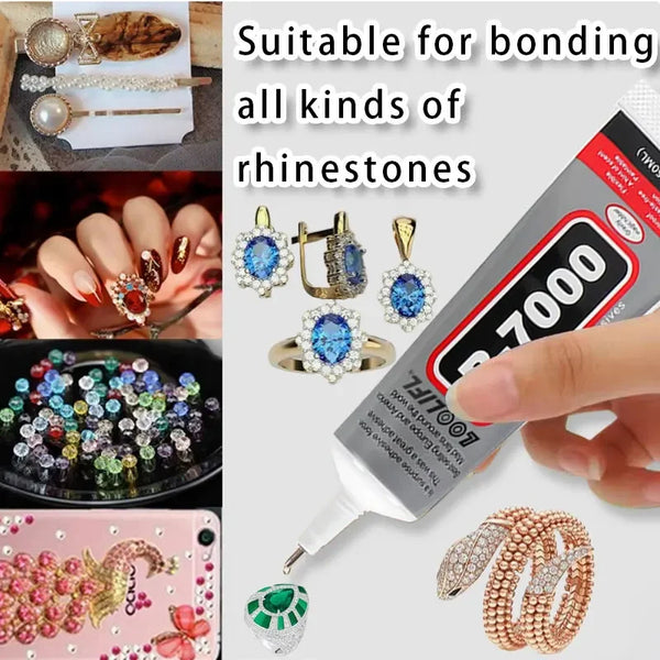 Präzise Klebefolie für Schmuck und Strasssteine.