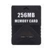 Black memory card labeled 256MB memory card