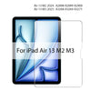 Universal tempered glass screen protector for iPad Air 13 M2 M3 devices