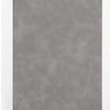A plain gray cover of a premium A5 leather journal or diary.