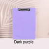A purple A4 document and photo storage file box with a silver metal clasp.