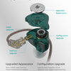 Dynamic earphones showing four upgrades including appearance, configuration, cable, and interface improvements