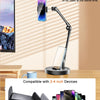 A single stand allows two mobile phones to be used simultaneously, compatible with 2-4 inch devices.