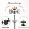 180-degree adjustable tripod for phones and cameras with an 180-degree PTZ feature and a 1/4 inch universal screw hole.