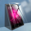A clear tempered glass screen protector is shown on a tablet displaying a time of 2:09.