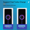 Comparison of 45W fast charging and common slow charging on a smartphone display.