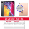 A comparison chart showing back codes for iPad Pro 12.9 models from 2018 and 2020 generations.