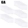 A set of 6A zippered budget envelopes for notebooks, shown in a row.