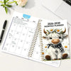 A monthly planner featuring a calendar and a cute llama illustration for 2026-2030 planning.