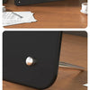 A large magnetic planning board with a reusable writing surface and a matching metal foot pad.