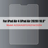 Clear tempered glass screen protector for an iPad Air 4 (iPad Air 2020) 10.9 inch model