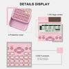 Display of an advanced scientific calculator featuring a pink protective cover and an HD large screen.