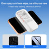 A cleaning kit for screen deep cleaning and oil removal shown with before and after results.