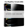 Privacy tempered glass screen protector for iPad Pro 13 inch (M4) and iPad Pro 13 2024