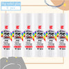 Six individual tubes of 36g solid glue stick PVA craft glue in various colors and packaging
