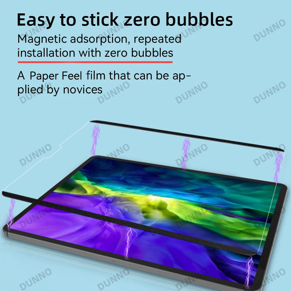 Magnetischer Schutzfilm für iPad mit farbigem Bild