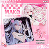 A gaming mouse pad featuring MAKO Sakura characters in pink and white, designed for FPS games.