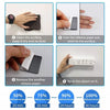 Instructions show how to use heavy duty double-sided foam mounting tape for various surfaces.