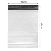 A white bulk waterproof packaging bag measuring 40cm by 55cm.
