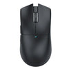 A black lightweight wireless gaming mouse shown from the top view.
