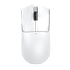 A white lightweight wireless gaming mouse with an adjustable DPI switch visible from the top.