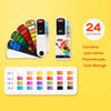 A set of 24 watercolor paint pens and a sponge for painting, displayed with color options.