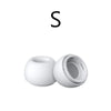 A white silicone case for replacement eartips for AirPods Pro.