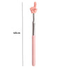A pink retractable teacher pointer stick measuring 68cm with a hand gesture at the top.