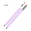 Coque de protection en silicone violet pour stylet.