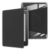 حافظة واقية سوداء لجهاز كيندل، مع الغطاء مفتوح.