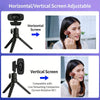 Adjustable horizontal and vertical screen web camera with autofocus and noise reduction features
