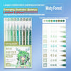 Languo collaboration painting journal pen set featuring Sage Green color styles for illustration