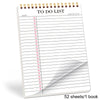 Cuaderno encuadernado en espiral con páginas rayadas para planificador de tareas