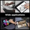 A collection of images showing a magnetic tilt stylus pen being used on various digital devices like tablets and laptops.