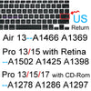Lista de modelos de MacBook Air y Pro con números de serie y características