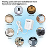 A collection of household small appliances including a CCTV camera, light strip, printer, LED lamp, router, mini fan, humidif