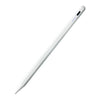 Un stylet capacitif blanc de précision, montré en diagonale sur un fond blanc.