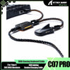 An Attack Shark 8KHZ Gaming Keyboard Cable featuring dual Type-C ports and braided charging cable.