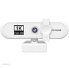 Webcam autofocus 1K FullHD blanche avec support pince et sortie Dolby.