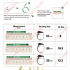 Instructions for measuring a Zikr ring size using a string or paper strip against a table.