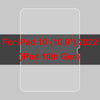 A transparent tempered glass screen protector for an iPad 10th Generation device.