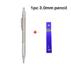 A single 3.0mm mechanical pencil with a blue grip and metal body.