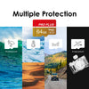 Multiple protection features shown for a PRO PLUS 64GB Smart Card including waterproof, temperature proof, shock proof, and x