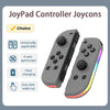 A pair of gray Joy-Con style controllers shown with a checkmark indicating choice.