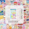 A colorful cartoon sticker pack featuring a Funetti birthday theme, packaged for journaling and decor.